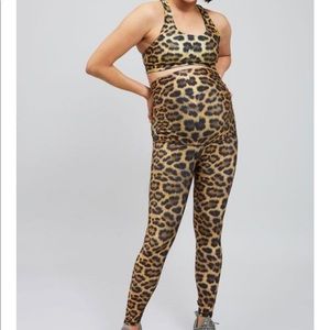 Terez Leopard Maternity Leggings